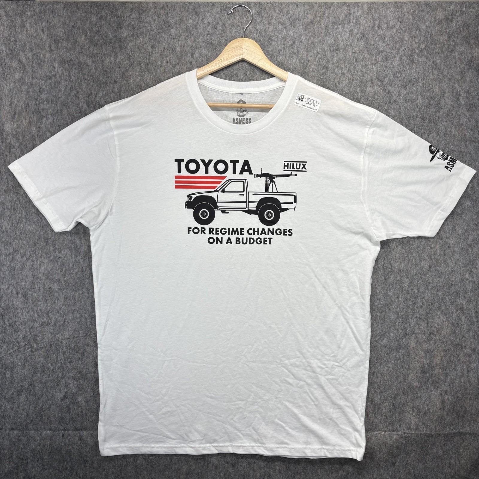 Asmdss Toyota Hilux Regime Changes On A Budget T-Shirt Men's Xl Short Sleeve New